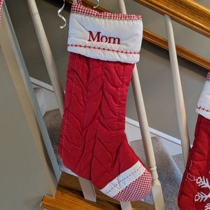Pottery Barn 'MOM' stocking